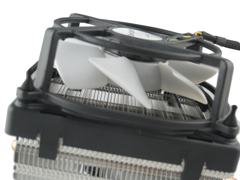 Caption Optimal Position & Angle of Cooler Fans on Heatsink