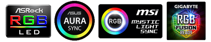 Unterstützte RGB-Technologien