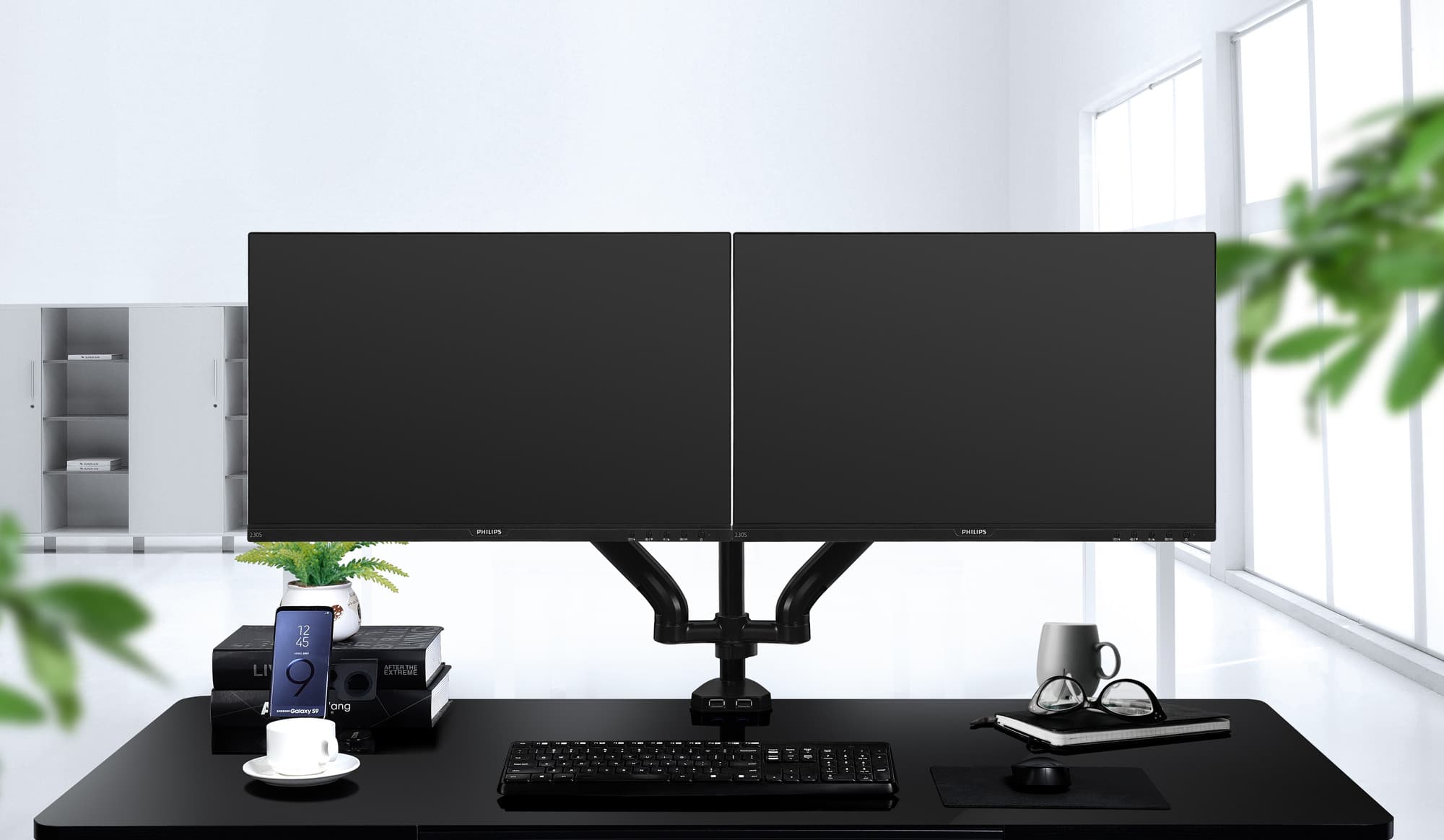 proper dual monitor setup